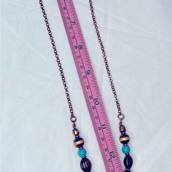 Western Cross Pendant Necklace and Earring Set - Picture 5 of 10